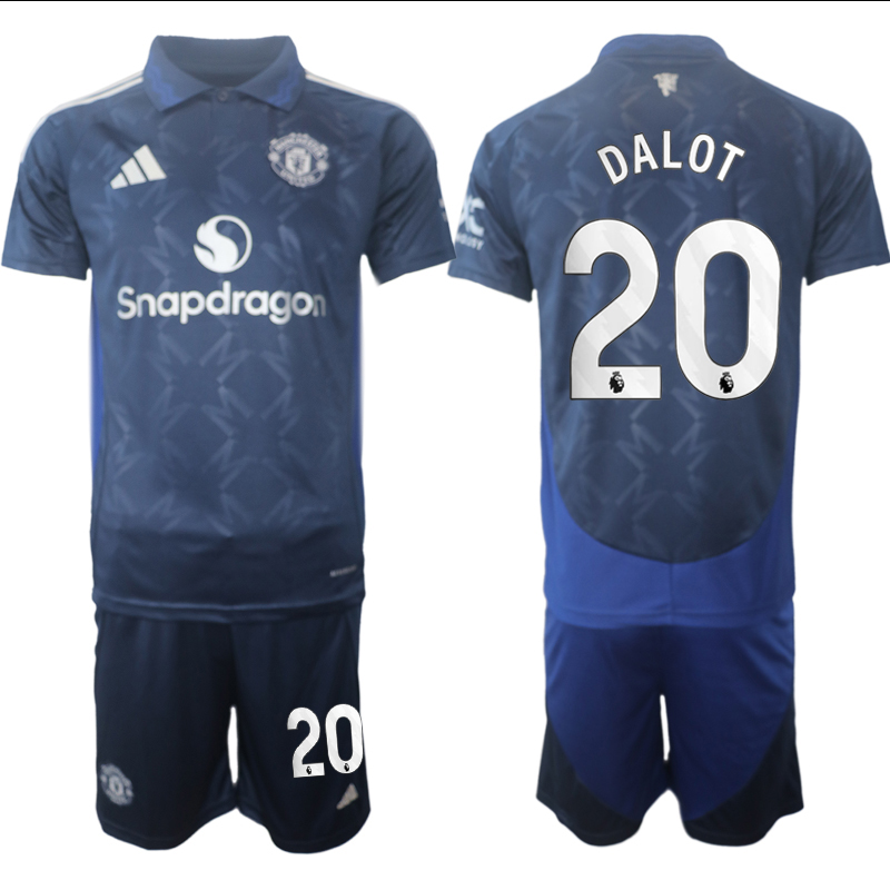 Men 2024-2025 Club Manchester United away blue #20 Soccer Jersey->indianapolis colts->NFL Jersey